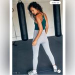 Free People Happiness Runs Long Crop Tank Emerald XS/S Photo 2