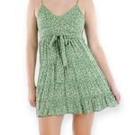 Princess Polly Just Polly | NWT | Large | Juniors V-Neck Smocked Sleeveless Mini Cami Sun Dress Photo 0