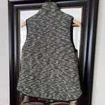 Takara  METALLIC FULL Zip Vest Size Medium Gray/Silver Photo 1