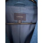 Lands' End  Blue/Teal Boiled Wool Blend Women's Peacoat 12T Photo 1