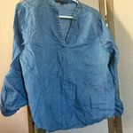 Haute Monde FINAL MARKDOWN Classic Blue Denim blouse xl Photo 6