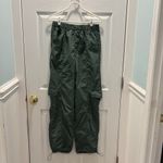 Anthropologie WILO the Label Women’s Nylon Cargo Parachute Pants in Sage Green Size Small Photo 8