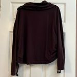 Neon Buddha Brown Jacket Cinch Waist Button Up Small Brown Photo 3