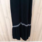 Old Navy WomensMaxi Dress Size L Black Embroidered Gauze Boho Cottage Whimsigoth Photo 2