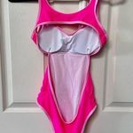 SheIn pink one peice cut out bathing suit Photo 1