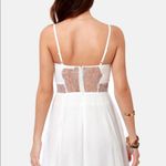 Lush Clothing By the Lace-Sides White Lace Dress by Lush Size Small Photo 4