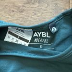 AYBL  Teal Long Sleeve Crop Top Photo 1