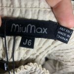 NWT MiuMax Tan Pull On 2 Tiered Aline Skirt Size J6 Photo 2