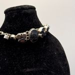 Sterling Silver Shungite, Black Onyx & Smoky Quartz Healing Bracelet Photo 10