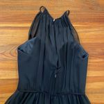 Morilee Madeline Gardner Navy Blue Gown Womens 2 High Halter Chiffon A Photo 9