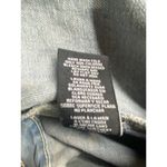 BOOMBOOM Size M Embroidered Jean Jacket Light Denim Pom Tassel Southwestern Boho Blue Size M Photo 7