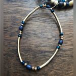 NWT Myra Bag Gold and Blue Multi Photo 3