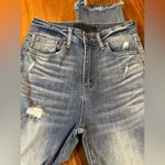 Risen Distressed Straight Leg Jeans Size 26 Photo 1
