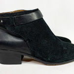 Madewell  black suede almond toe ankle boots Photo 0