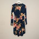 Sweet Lovely By Jen Floral Wrap Dress with Long Sleeves Pink Size M Photo 2