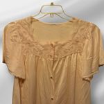 Vintage Sears 2‎ Piece Nylon Pajama Set Pink Size M Photo 2