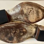 Sendra Handmade Leather Cowboy Boots in Cream and Brown Size 6.5 Photo 12