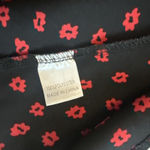Princess Polly  Women's‎ Black Red Floral Midi Skirt Boho Y2K Vintage Size 4 Photo 3