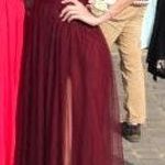 Lulus Wine Red Prom Dress Photo 0