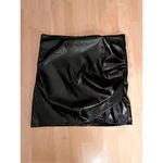 NEW Super Soft Vegan Leather Faux Skirt High Waisted 2X Black Size XXL Photo 2