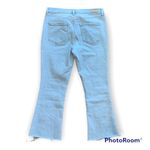 BLANK NYC The Varick Kick Flare Light Wash Raw Hem Jeans size 29 Photo 4