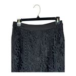 J.O.A. Skirt‎ Women Small Black Embroidered Lace Straight Knee Length Pencil Career Photo 2