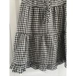 Etiquettte Small Gingham Dress Babydoll Milkmaid Tie Front‎ Cottgecore Spring Photo 2
