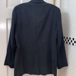 Saks 5th Avenue Saks Fifth Avenue Real Clothes 💯 Silk black blazer/ jacket. Lined. Size PS. Photo 2