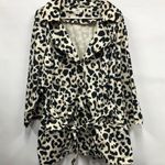 Cato  leopard print collared jacket 26/28w with belt Photo 0