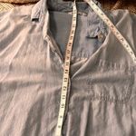 Sonoma 2 for $15 
 Women’s Cotton Denim Boxy Button Down Shirt. Beachy. XL Photo 5