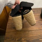 Brash ‎ brand black suede wedge sandals Photo 3