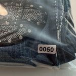 Harley Davidson JEWELED LEATHER LOGO JEANS SIZE 6 PETITE Photo 13