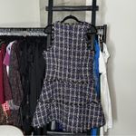 Likely Multi Tweed Jewel Fit & Flare Mini Dress in Blue Multi Photo 13