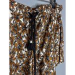 Anthropologie Real Fun, Wow! for  Flannel Piping Sleep Shorts Size Medium Floral Photo 3