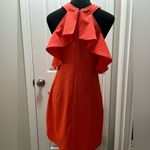 Trina Turk  Women's Jurnee Ruffle Cold Shoulder Dress Size 6 Photo 2