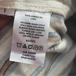 Lou & grey LOFT Linen striped shorts romper sleeveless womens size large Photo 10