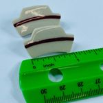 Nurse Cap Hat Earrings Pierced RN LPN Graduation Retirement Gift Vintage 1988 Photo 4