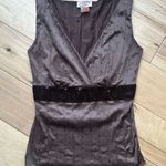 Sequined brown top Photo 0