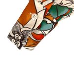 Escada Vintage Silk Butterfly Moth Floral Silk Button Photo 12