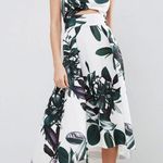 ASOS Palm Print One Shoulder Scuba Dip Back Prom Dress Size 2. C9 Photo 0