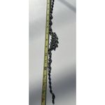 Vintage Heart Floral Necklace Pink & Green Crystals Flower Necklace Sz 16” Silver Photo 9