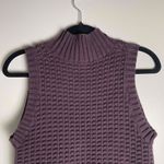 French Connection Women's Waffle Knit Mock-neck Sleeveless Sweater Small Photo 6