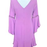 White House | Black Market  NWT Warm Violet Bell Sleeve Short Shift Dress Size 2 Photo 6