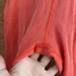 Aerie Offline Womens Leggings Ribbed Braided Texture Coral Orange Unsized Photo 4