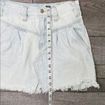 We The Free  Sidecar Light Denim Blue Mini Skirt Photo 6