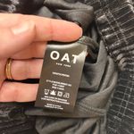 OAT New York Velvet Mini Dress‎ Black Long Sleeve Striped Party Cocktail Size M Photo 4