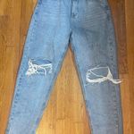 Pretty Little Thing Distressed Mom Jeans Photo 1