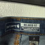 Carhartt Jeans Women 18 Tall Rugged Flex Relaxed Fit Double-Front Denim Stretch Photo 2