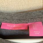 Isaac Mizrahi FINAL MARKDOWN  Gray Polka Dot love Shirt large Photo 2