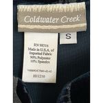 Coldwater Creek Vintage 90s  Jacket Womens Small Teal Floral Glitter Made In USA Photo 4